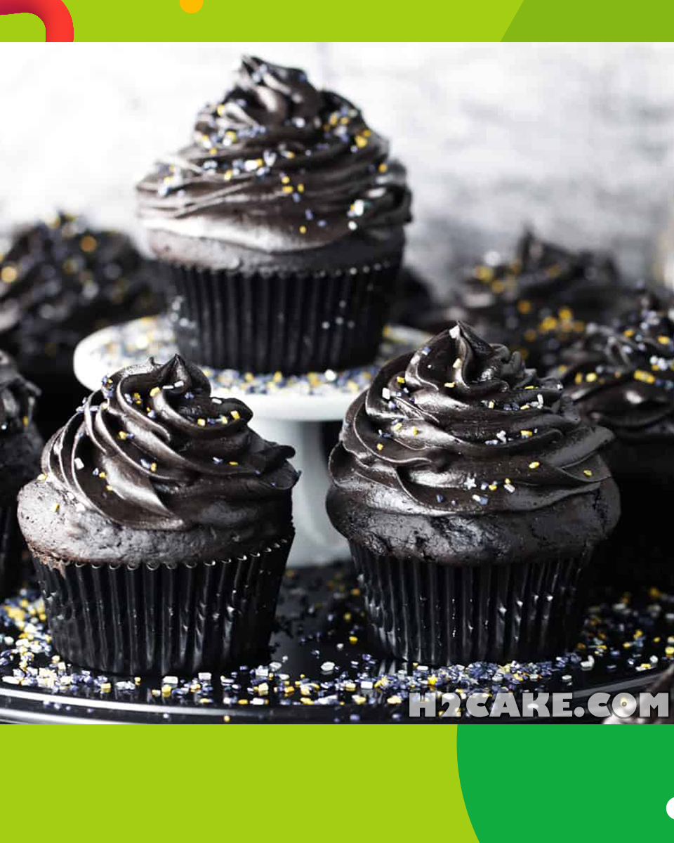 Enigmatic Black Velvet Cupcakes H2Cake