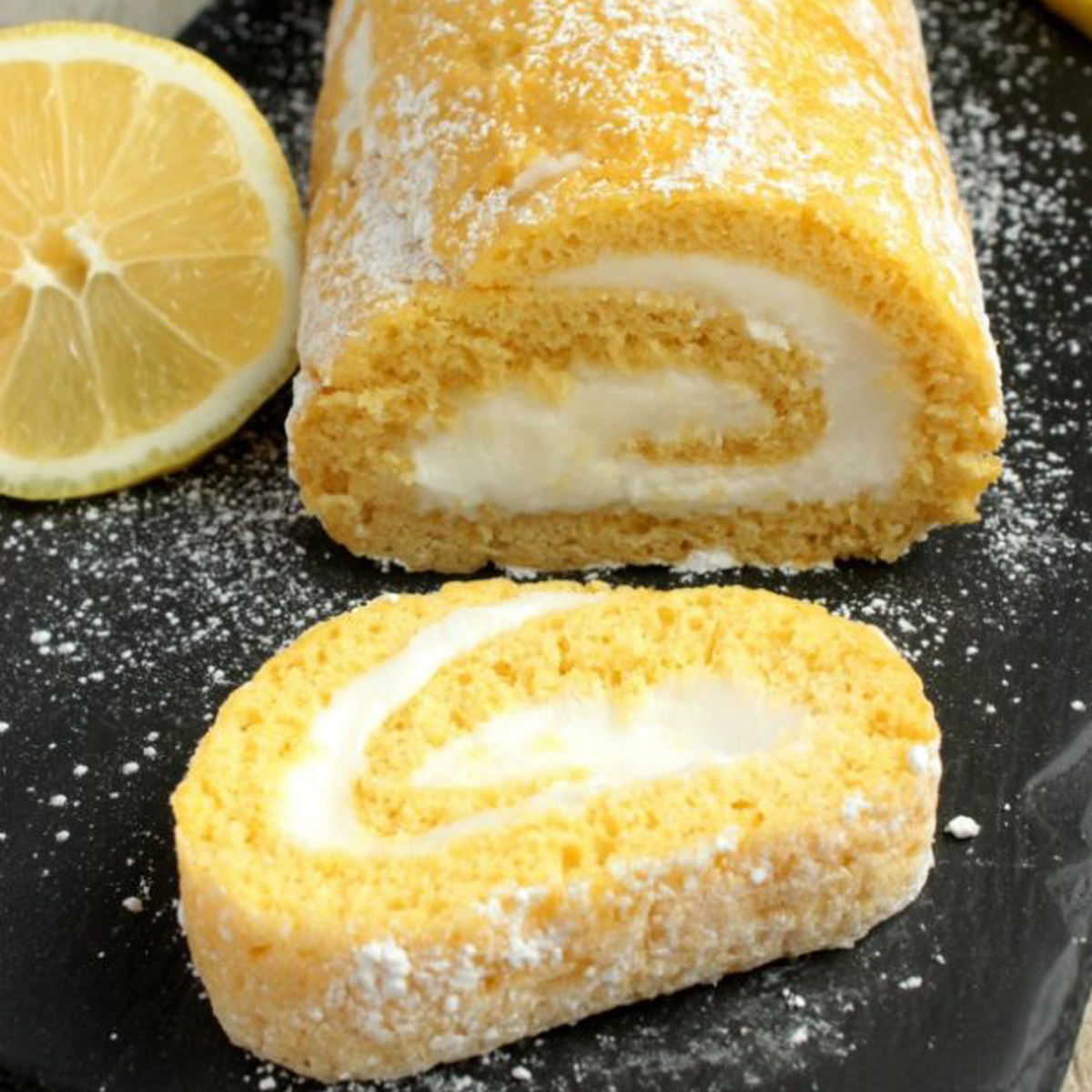 Lemon-Roll-Cake
