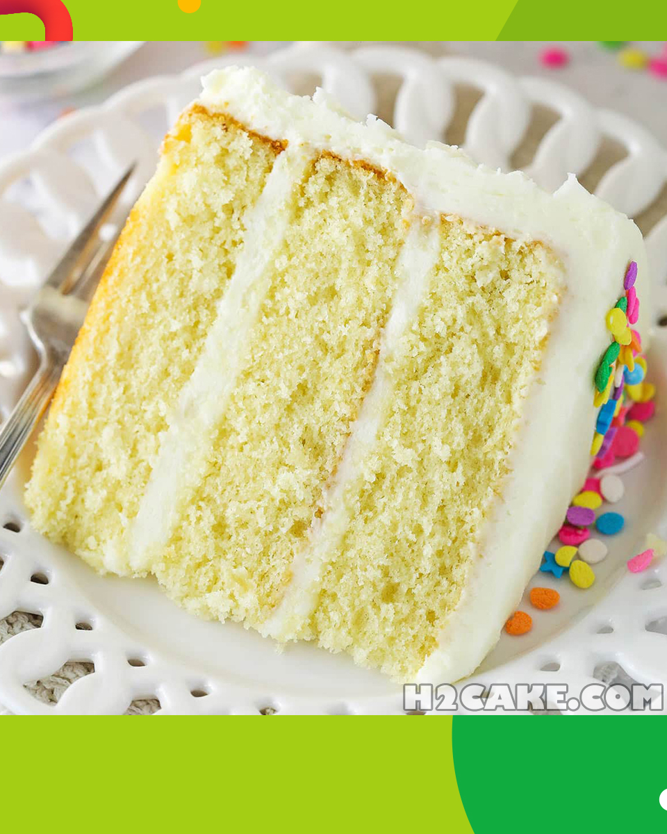 The Perfect Vanilla Buttermilk Cake Indulgence H2Cake