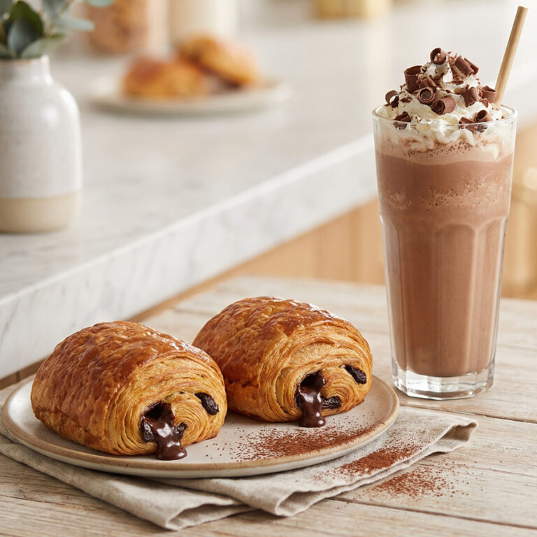 chocolate croissant chocolate frappe hero
