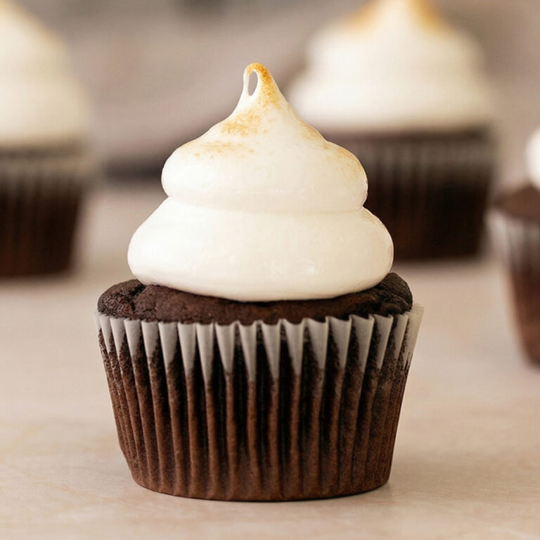fluffy marshmallow frosting cupcakes