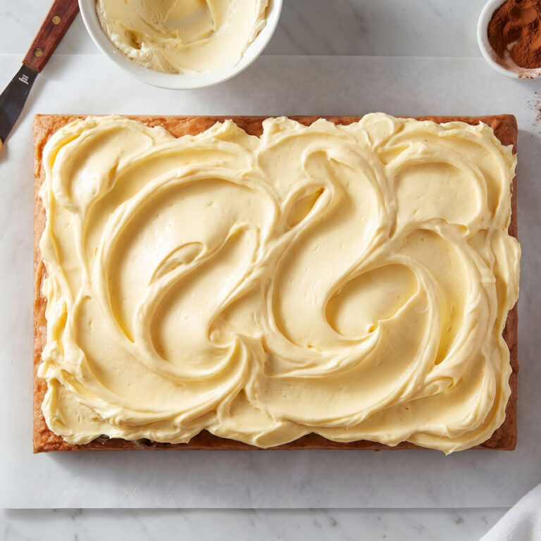 How to Make Perfect German Buttercream (Custard Frosting) frosted cake with german buttercream slice