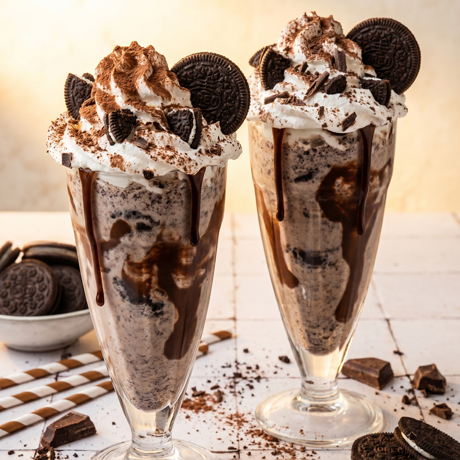 The Best Oreo Milkshake Recipe (Only 3 Ingredients!)