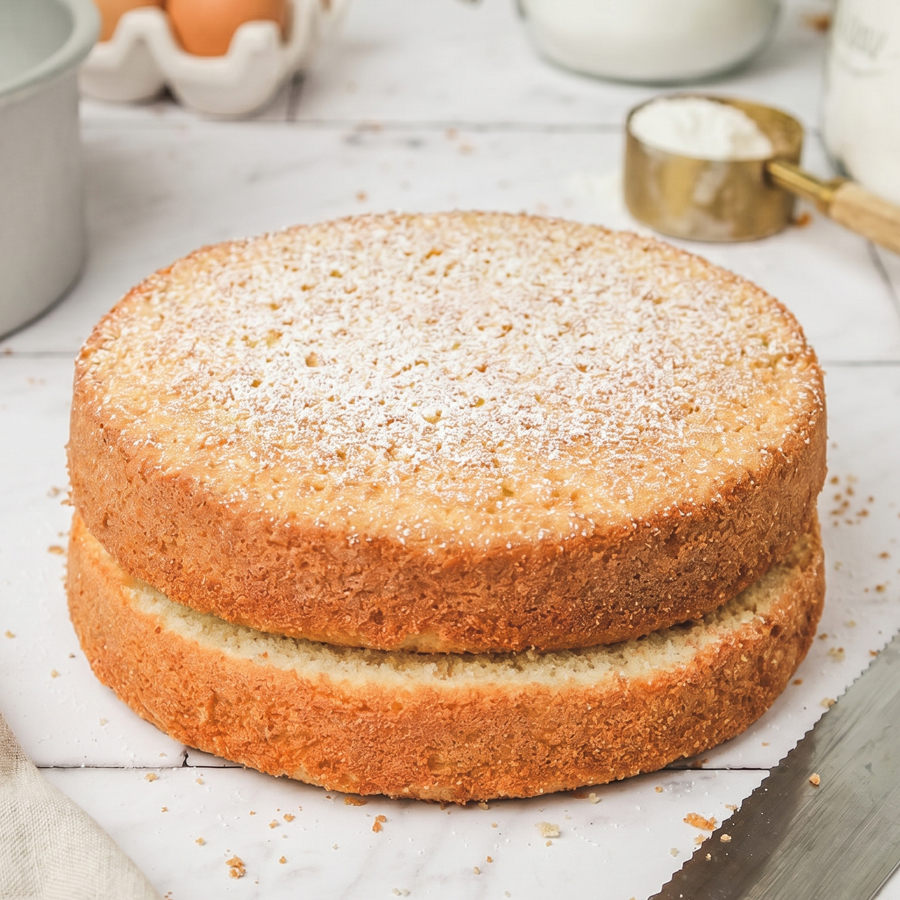 Sponge Base The Best Vanilla Sponge Base (Light, Fluffy & Easy)