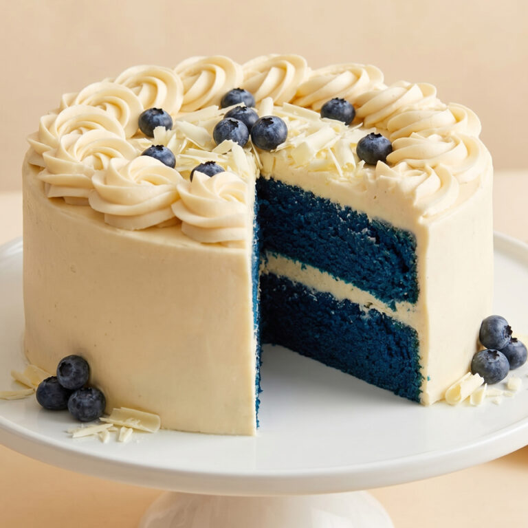 blue velvet cake frosting