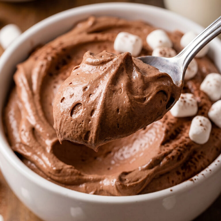 chocolate marshmallow frosting bowl