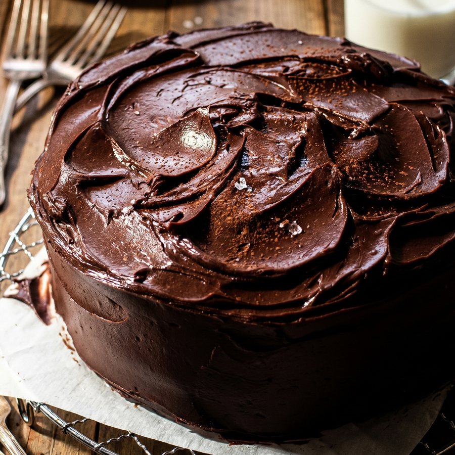 The Best Matilda Chocolate Cake Recipe (Rich Fudge Frosting)