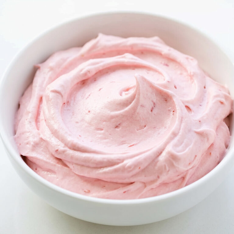 strawberry marshmallow frosting bowl