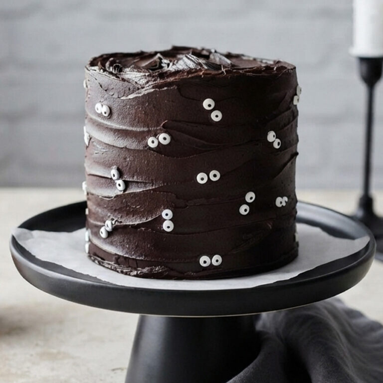black velvet fudge cake whole