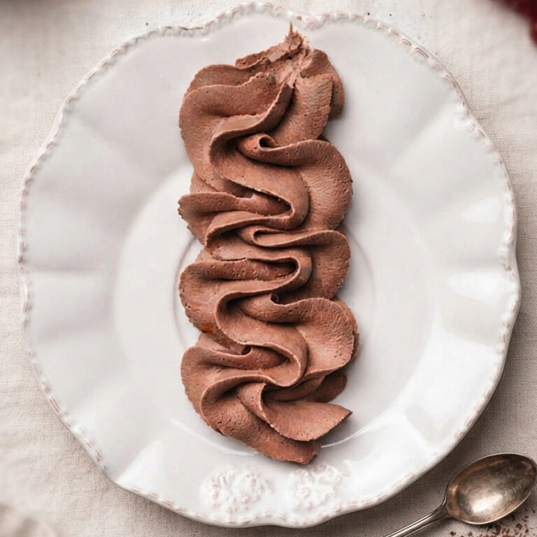 chocolate mascarpone frosting swirl