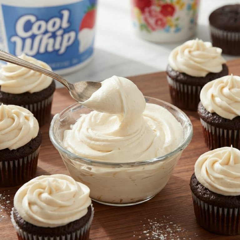 folding cool whip frosting