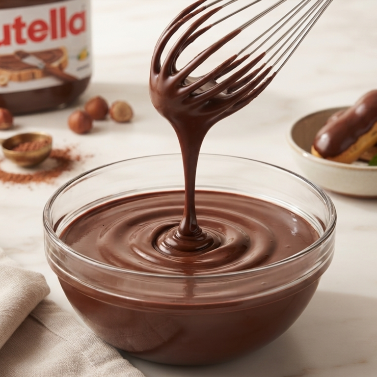nutella ganache drip cake