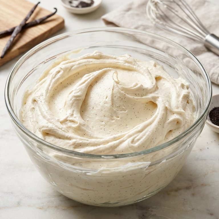 vanilla whipped ganache frosting